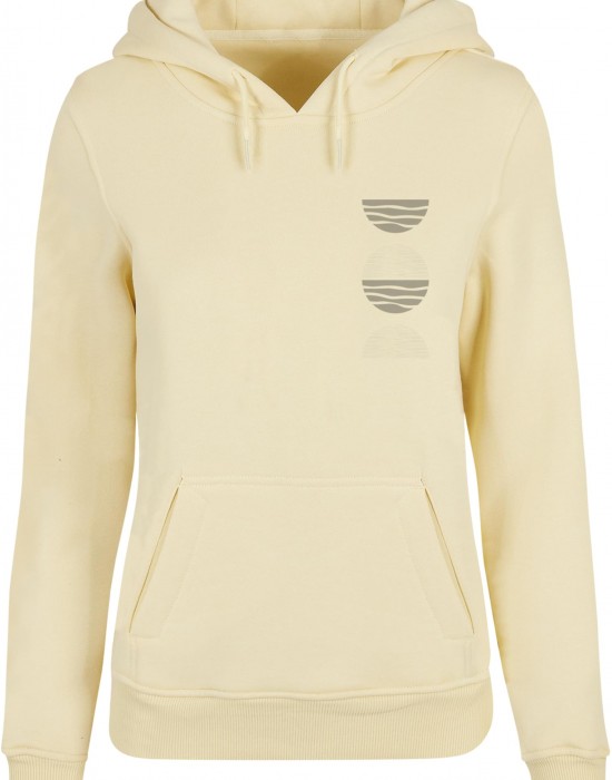 Ladies Abstract Waves Hoody softyellow XXL