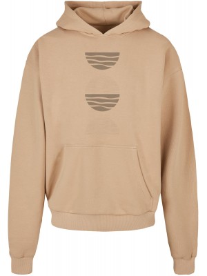 Abstract Waves Hoody unionbeige XXL Abstract Waves Hoody unionbeige XXL