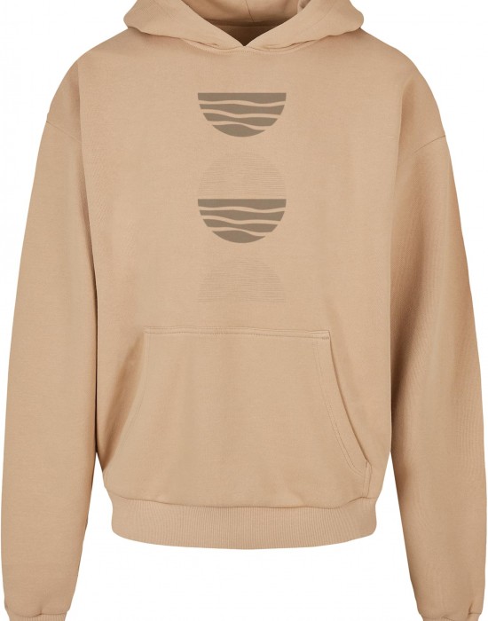 Abstract Waves Hoody unionbeige XXL Abstract Waves Hoody unionbeige XXL