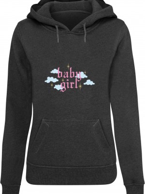 Baby Girl Hoody charcoal XXL