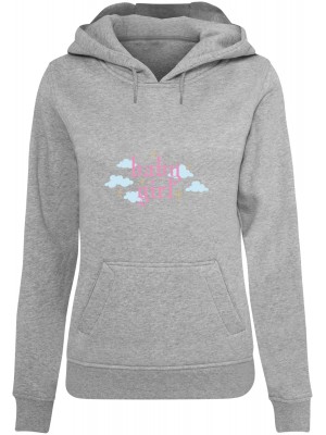 Baby Girl Hoody heather grey XXL