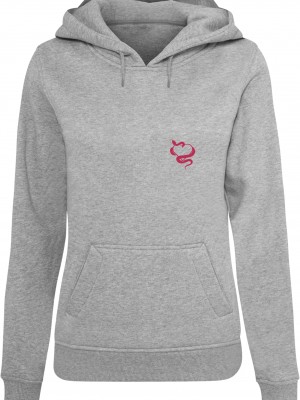 Snakes Heart Hoody heather grey XXL