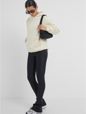 Good Vibes Puff Print Ladies Fluffy Hoody whitesand XXL