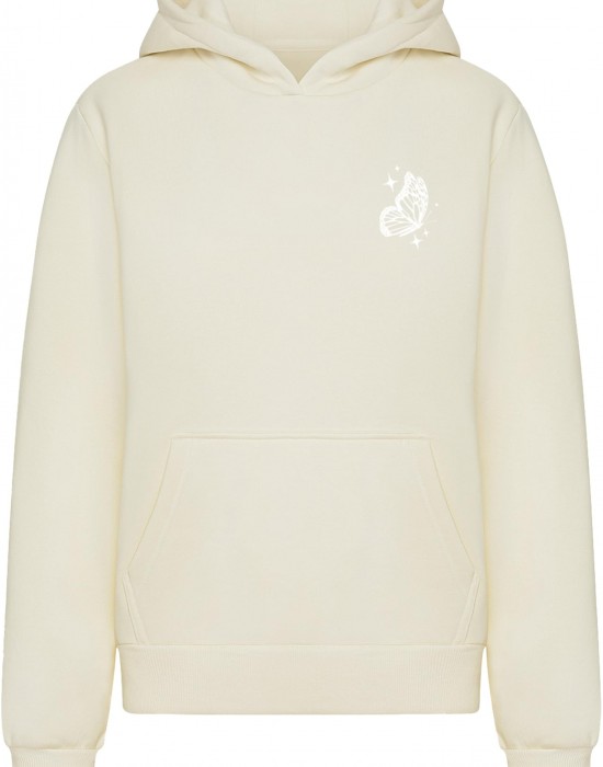 Wildest Dreams Ladies Fluffy Hoody whitesand XS