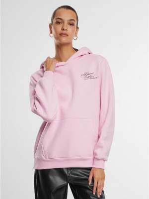 Give A Damn Ladies Fluffy Hoody softpink XXL