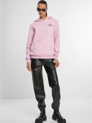 Give A Damn Ladies Fluffy Hoody softpink XXL