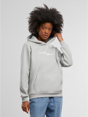 Karma Butterfly Ladies Fluffy Hoody lightasphalt XXL