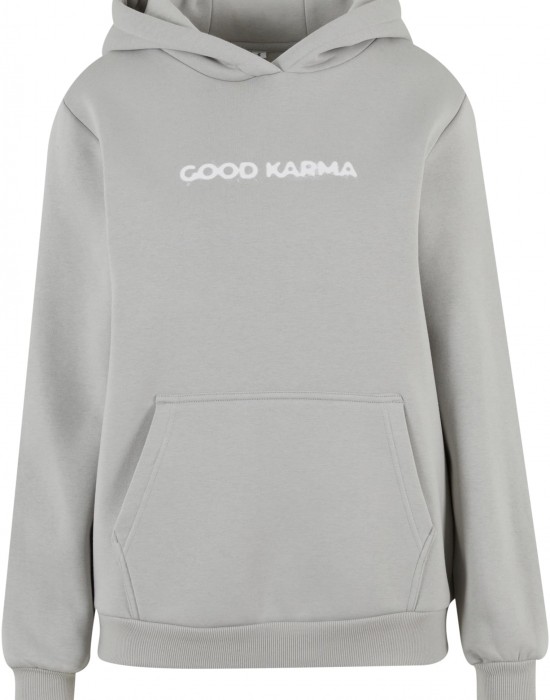 Karma Butterfly Ladies Fluffy Hoody lightasphalt XXL