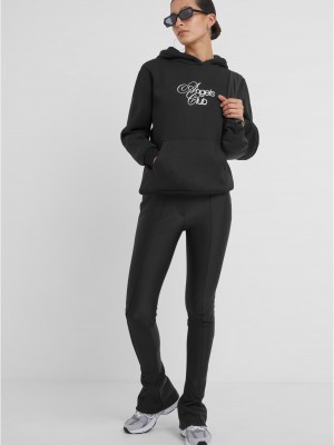 Angels Club Ladies Fluffy Hoody black XXL