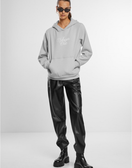 Angels Club Ladies Fluffy Hoody lightasphalt XXL