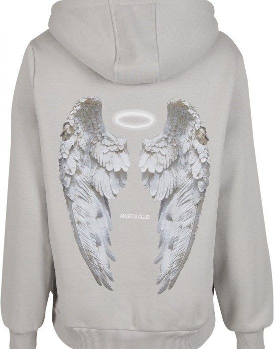 Angels Club Ladies Fluffy Hoody lightasphalt XXL