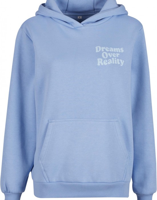 Dreams Over Reality Ladies Fluffy Hoody powderblue XXL