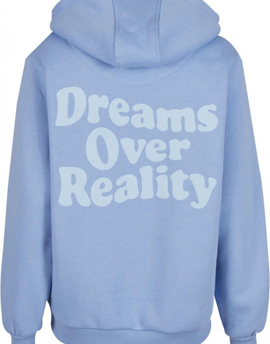 Dreams Over Reality Ladies Fluffy Hoody powderblue XXL