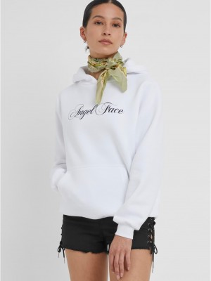 Angel Face Ladies Fluffy Hoody white XXL