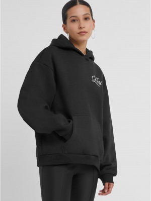 Lost Flowers Ladies Fluffy Hoody black XXL