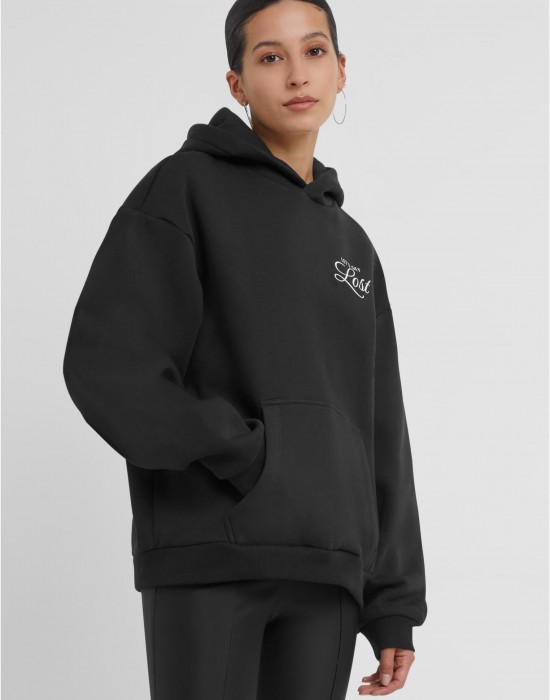 Lost Flowers Ladies Fluffy Hoody black XXL
