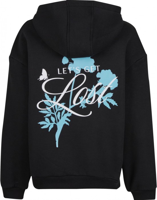 Lost Flowers Ladies Fluffy Hoody black XXL