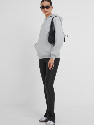 Lost Flowers Ladies Fluffy Hoody lightasphalt XXL