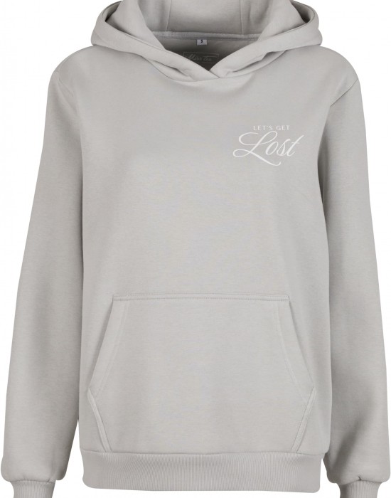 Lost Flowers Ladies Fluffy Hoody lightasphalt XXL