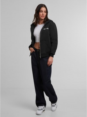 Rise & Slay Ladies Fluffy Zip Hoody black XXL