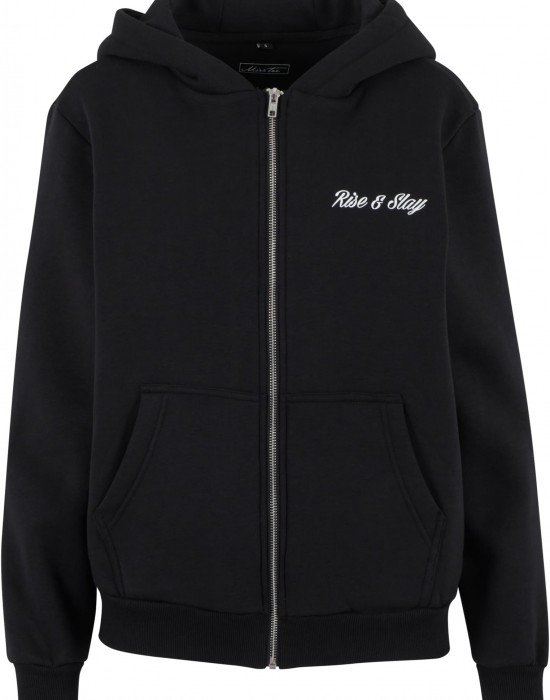 Rise & Slay Ladies Fluffy Zip Hoody black XXL
