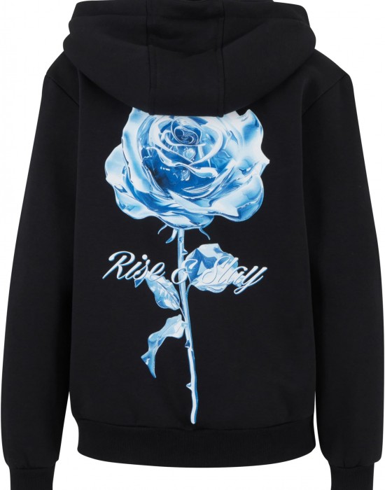 Rise & Slay Ladies Fluffy Zip Hoody black XXL