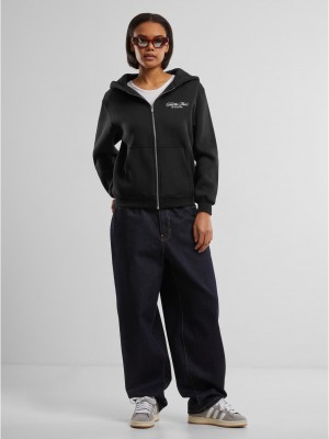 Feel The Pain Ladies Fluffy Zip Hoody black XXL