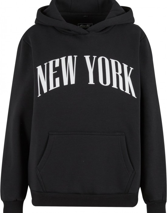 New York Ladies Fluffy Hoody black XXL
