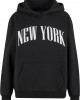 New York Ladies Fluffy Hoody black XXL