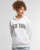 New York Ladies Fluffy Hoody white XXL