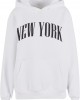 New York Ladies Fluffy Hoody white XXL