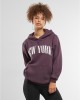New York Ladies Fluffy Hoody plumpurple XXL
