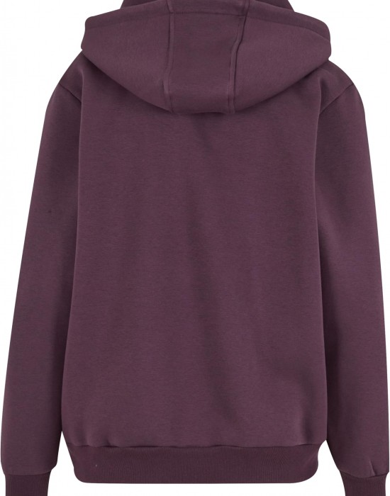 New York Ladies Fluffy Hoody plumpurple XXL