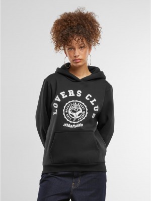 Lovers Club Ladies Fluffy Hoody black XXL
