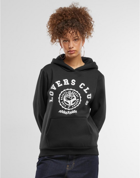 Lovers Club Ladies Fluffy Hoody black XXL