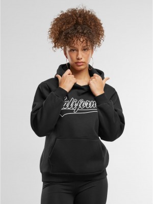California Ladies Fluffy Hoody black XXL