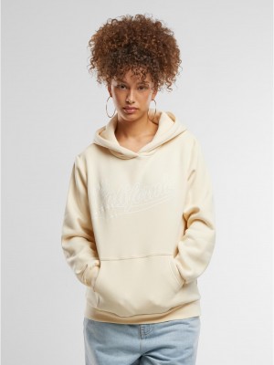 California Ladies Fluffy Hoody whitesand XXL