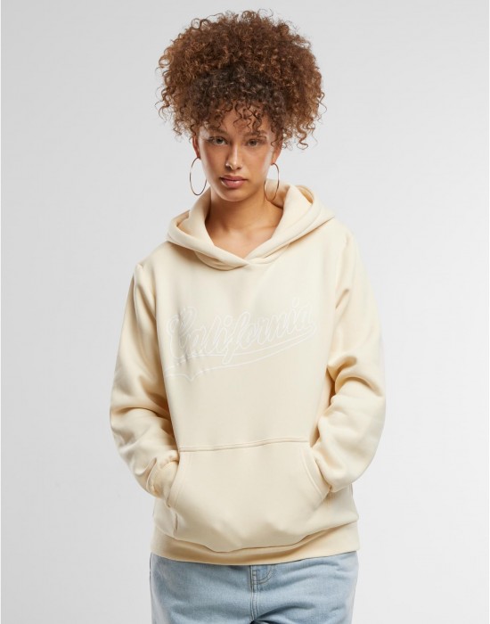 California Ladies Fluffy Hoody whitesand XXL