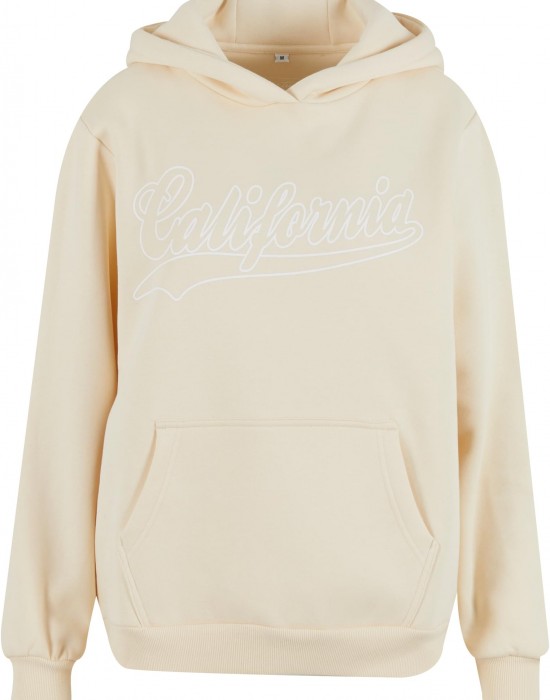 California Ladies Fluffy Hoody whitesand XXL