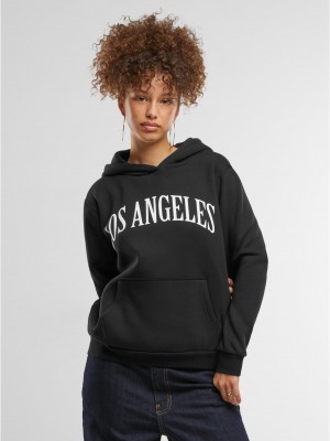 Los Angeles Ladies Fluffy Hoody black XXL