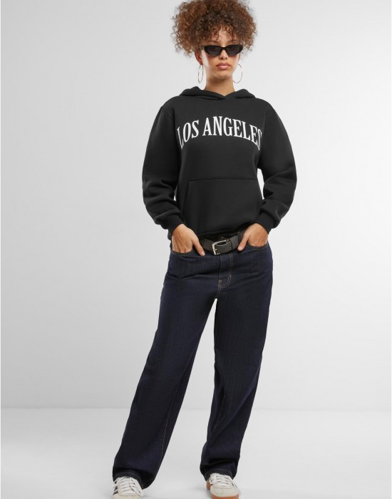 Los Angeles Ladies Fluffy Hoody black XXL