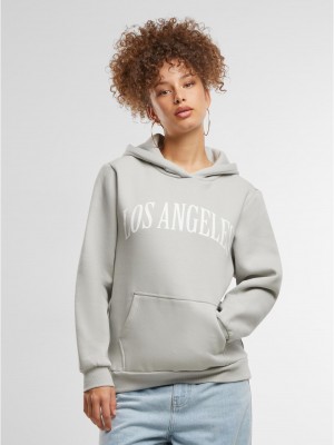 Los Angeles Ladies Fluffy Hoody lightasphalt XXL