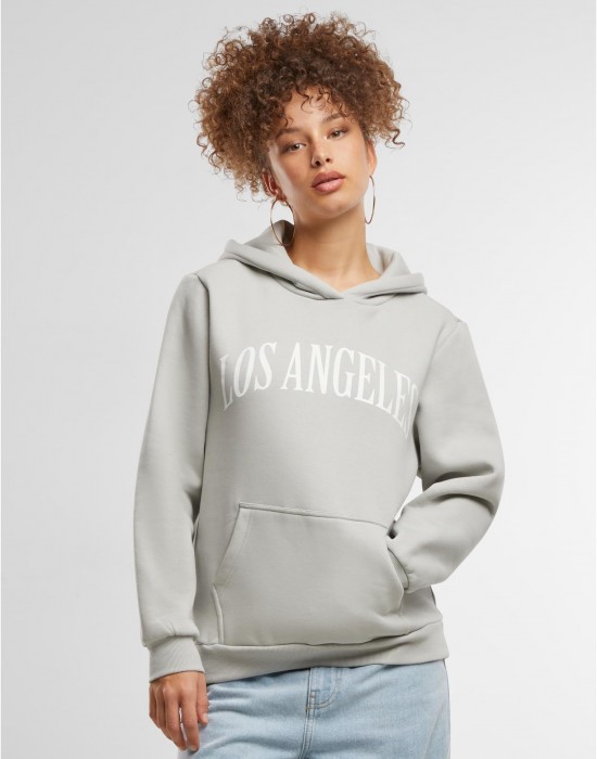 Los Angeles Ladies Fluffy Hoody lightasphalt XXL