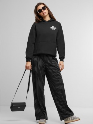 The Brunch Club Ladies Fluffy Hoody black XXL