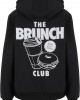 The Brunch Club Ladies Fluffy Hoody black XXL