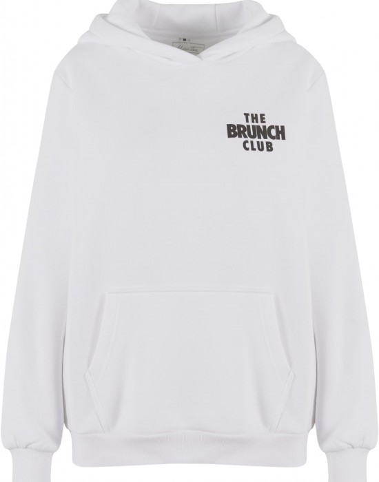 The Brunch Club Ladies Fluffy Hoody white XXL