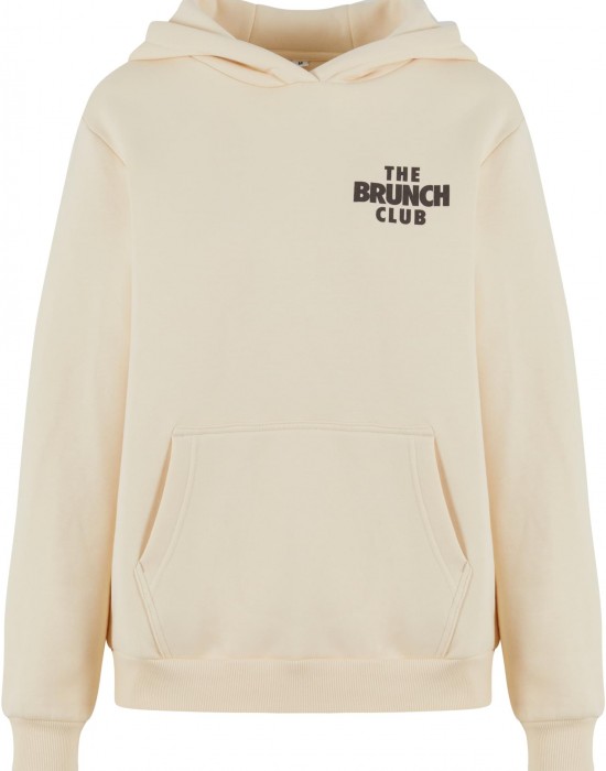 The Brunch Club Ladies Fluffy Hoody whitesand XXL