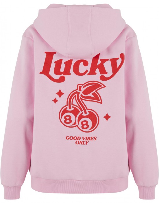 Lucky Cherry Ladies Fluffy Hoody softpink XXL