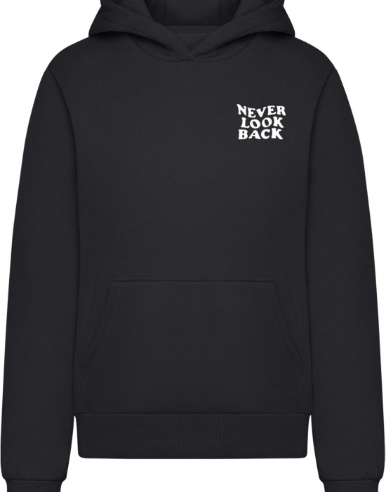 Never Look Back Ladies Fluffy Hoody black XXL