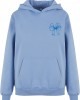 Good Vibes Bow Ladies Fluffy Hoody powderblue XXL